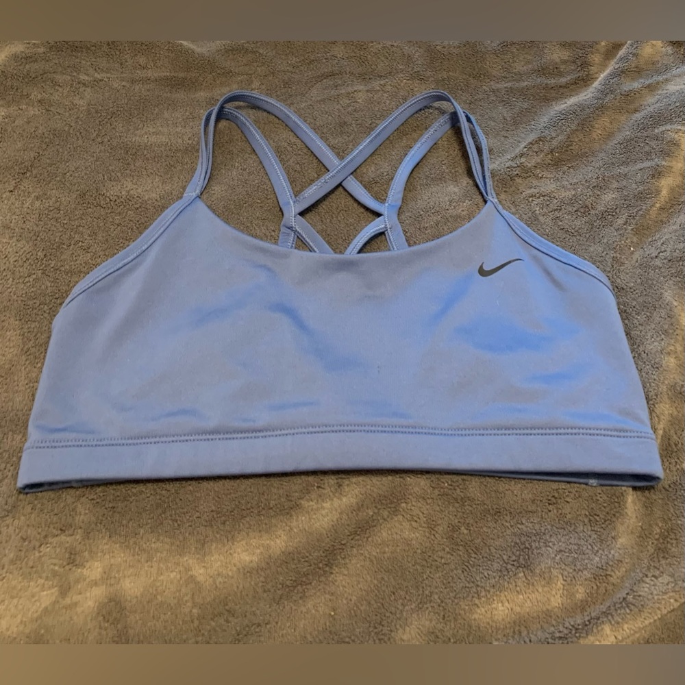Blue Nike Sports Bra Large